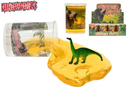 Dinoworld sliz 7,5cm s dinosaurem 12druhů 12ks v DBX