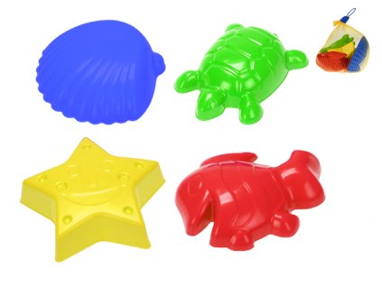 Formičky 10-11cm 4ks 10m+ v síťce