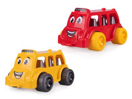 Autobus veselý 26cm 2barvy 12m+