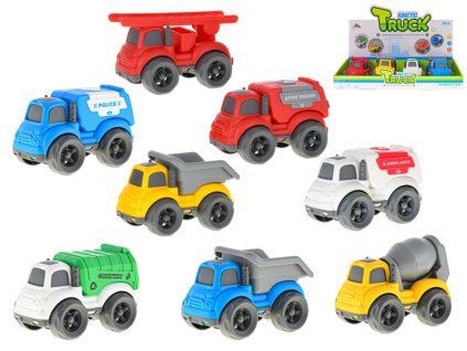 Auto veselé 10,5cm na setrvačník 18m+ 8druhů 8ks v DBX