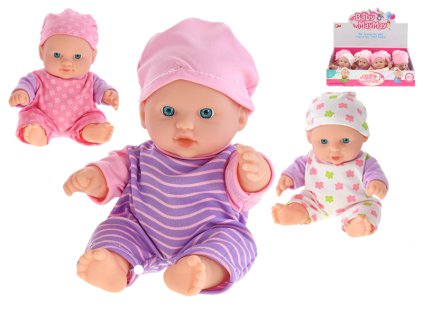Miminko 20cm sedící 3druhy 18m+ 12ks v DBX