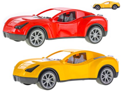 Auto sportovní 38cm na volný chod 2barvy 24m+ v síťce