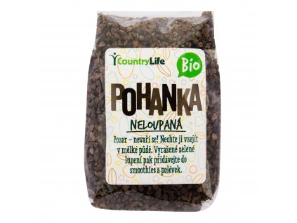 Country Life Pohanka neloupaná BIO | 400 g