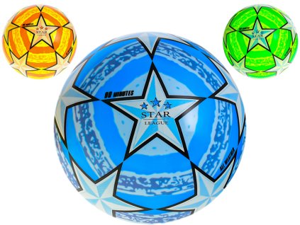 Míč 23cm fotbalový 3barvy 10m+ v síťce