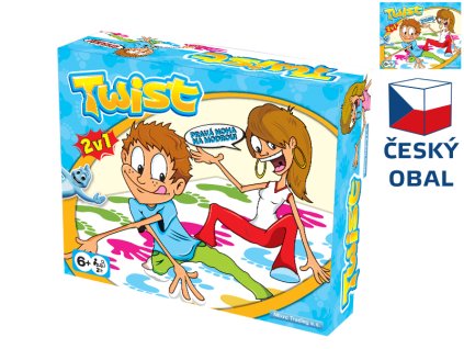 Společenská hra Twist 6+ v krabičce
