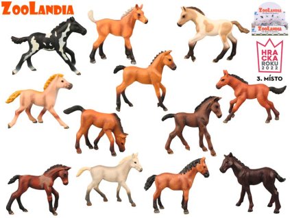 Zoolandia hříbě 10cm 12druhů v sáčku 24ks v DBX