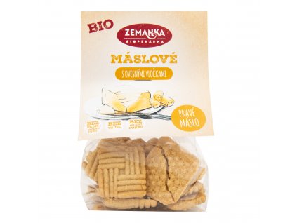 Zemanka Sušenky máslové s ovesnými vločkami BIO | 100 g