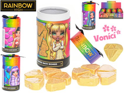 Rainbow High koupelové vonící bomby 10ks v tubě 4druhy 12ks v DBX