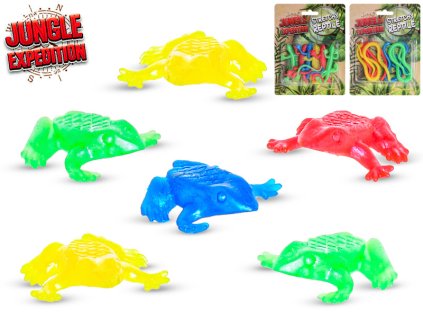 Jungle Expedition plazi strečoví 3,5-17cm 3druhy na kartě