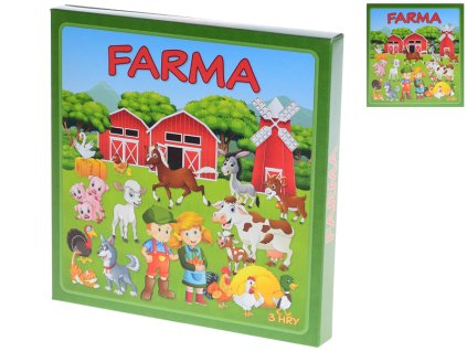 Společenská hra farma v krabičce