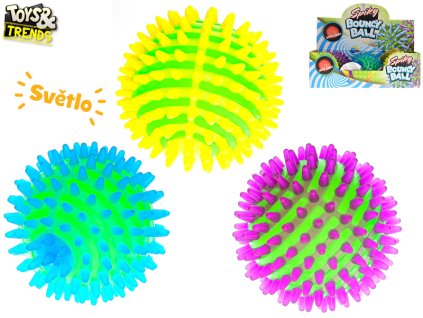 Toys&Trends hopík 9cm na baterie se světlem 3barvy 6ks v DBX