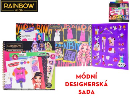 Rainbow High módní designerská sada 12ks v DBX