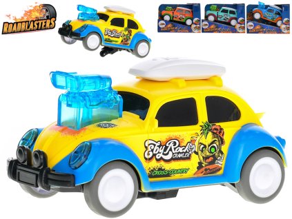 Roadblasters auto tančící 13cm na setrvačník 2druhy 2barvy v krabičce