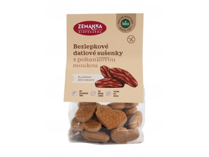 Zemanka Sušenky pohankovo - datlové bezlepkové BIO | 100 g