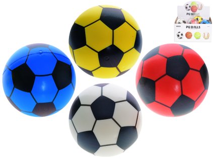 Míček pěnový 11cm 4barvy v sáčku 12ks v DBX