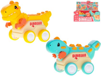 Dinosaurus 11cm na zpětný chod 18m+ 6druhů 6ks v DBX