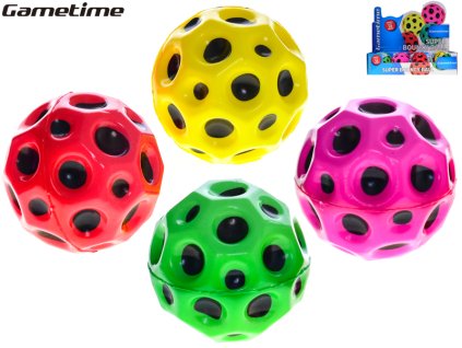 Gametime super boucing ball 7cm pěnový 4barvy 12ks v DBX