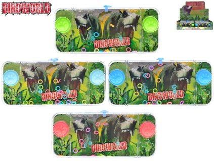 Dinoworld vodní hra 15,5x7cm 4barvy 24ks v DBX