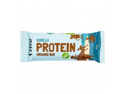 Cerea Tyčinka Protein Bar vanilková BIO | 45 g
