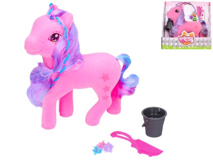 Poník 22cm česací s doplňky v krabičce