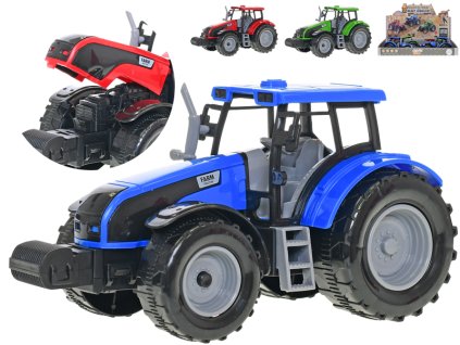 Traktor 20cm na setrvačník 3barvy 6ks v DBX