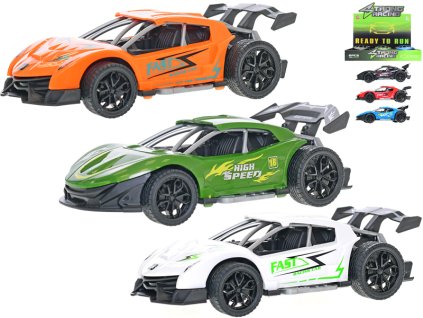 Auto závodní 16cm na setrvačník 6barev 6ks v DBX