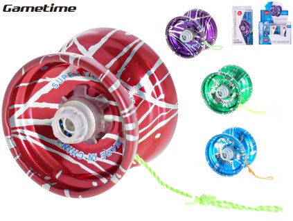 Gametime jojo 5,5cm kov 4barvy krabičce 12ks v DBX