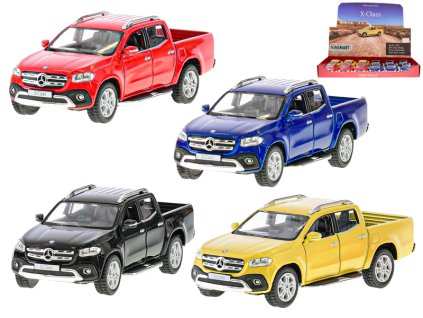 Kinsmart Mercedes-Benz X-class 13cm 1:42 kov na zpětný chod 4barvy 12ks v DBX