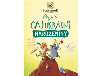 Pohlednice Čajokrásné narozeniny