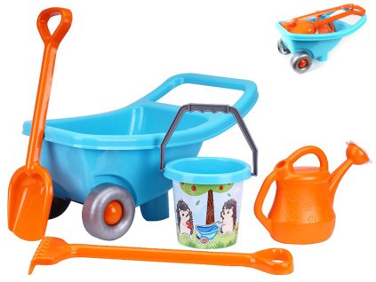 Kolečko se sadou na písek 4ks 12m+ v síťce