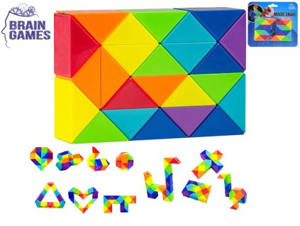 Brain Games hlavolam had barevný 12dílků 2ks na kartě