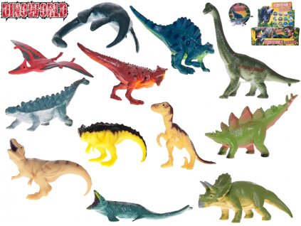 Dinoworld dinosauři 8cm 12druhů 36ks v DBX