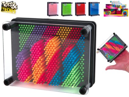 Toys&Trends Pin it! ve tvaru obdélníku 12,5x9,5cm 3D otisky 5barev 12ks v DBX