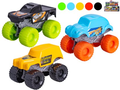 Mini truck vozidla 8cm 3druhy 5barev 18m+ 40ks v DBX