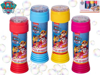 Paw Patrol bublifuk 11cm 59ml s labyrintem 4barvy 12ks v DBX