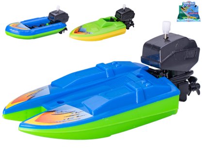 Člun na natažení 13,5-15,5cm plující po vodě 3druhy 12ks v DBX