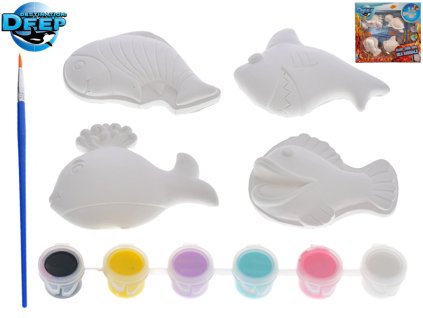 Destination Deep mořská zvířátka s barvami a štětcem 2druhy v krabičce