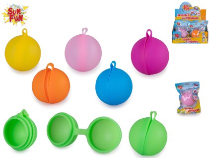 Sun Fun míčky na vodu 6cm znovupoužitelné v sáčku 12 ks DBX