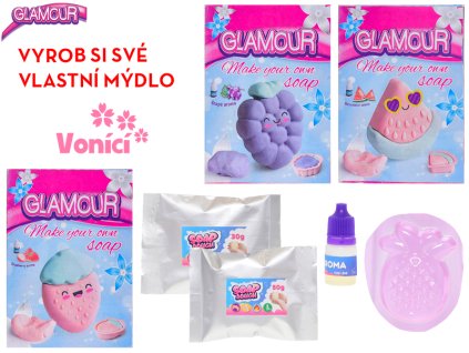 Glamour hmota tvořící/mýdlo 4druhy v krabičce
