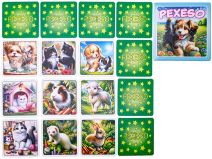 Pexeso Mazlíci 64ks v krabičce