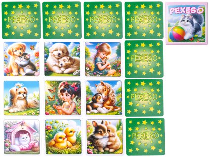 Pexeso Mazlíci 64ks v krabičce