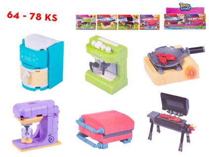 Doplňky do domečku 6druhů v krabičce 6ks v DBX