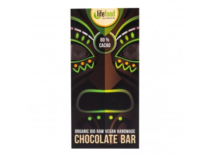 Lifefood Čokoláda z nepraženého kakaa 80% BIO | 70 g