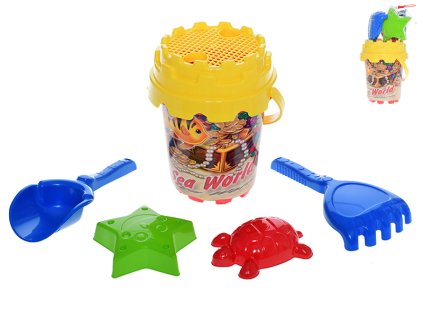 Sada na písek vodní svět 10m+ 6ks v síťce