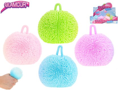 Glamour míček strečový 9cm 4barvy 12ks v DBX