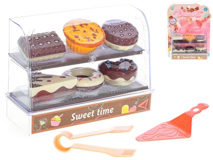 Dezertní sada 20,5x15cm 2barvy v blistru