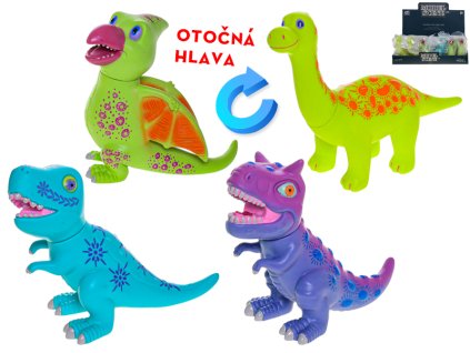 Dinosaurus 15,5cm 4druhy v sáčku 20ks v DBX