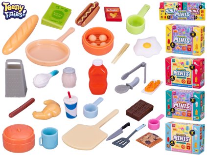 Teeny Tinies - sada mini doplňků s překvapením v krabičce 4druhy 12ks v DBX