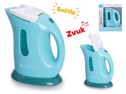 Rychlovarná konvice 16cm na baterie se světlem a zvukem v krabičce