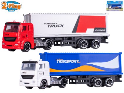 2-Play Traffic kamion 12cm kov volný chod 2barvy v krabičce